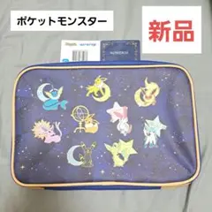 【新品タグ付】ポケットモンスター プラチナムザッカハンドバッグ イーブイ 紺色