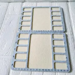 2点 フェルトビーズボード ビーズデザインボード 15x20x0.8cm