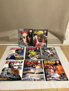 HOOP1998年2〜5.7.9.10.11月号計8冊4月号以外付録付き