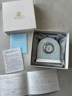 WAKO 水色 アーチ型置時計　値下げ