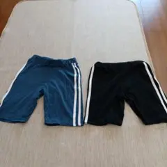 青と黒のハーフパンツ 2点セット