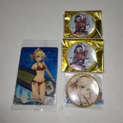 Fate FGO モードレッド　水着　霊基召喚缶バッジ　ウエハース　カイニス