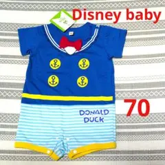 5 ☆新品☆ ドナルドダック ロンパース カバーオール 70