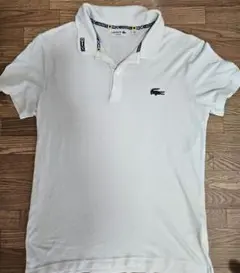 LACOSTE ホワイト ポロシャツ FR 4 / US M