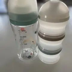 Pigeon Bear 哺乳瓶 240ml 耐熱ガラス製