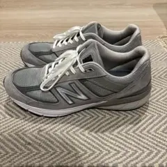 【美品】ニューバランス 990 v5 28.5cm グレー Dワイズ