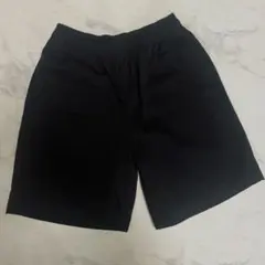GU メンズ　黒 ショートパンツSサイズ　ゴムウエスト