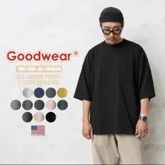 Goodwear ブラック ポケットTシャツ ビッグシルエットL