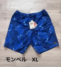タグ付きmont-bell プリント H2.OD ショーツ Men's XL