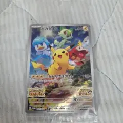 ポケモンカード　ピカチュウ　みんなでぼうけん　プロモ　新品　未開封