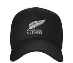 帽子/キャップ『NEWZEALAND オールブラックス　黒』検：ラグビー