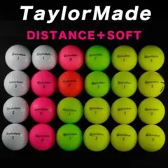 テイラーメイドDISTANCE+SOFT ロストボール24球S-A-BTM013
