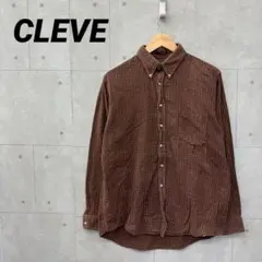 CLEVE クリーブ シャツ チェック ブラウン系 90's USA製