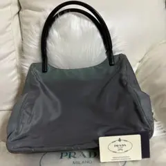 PRADA★プラダ★テスート★トートバッグ★青緑グレー系