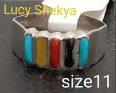 ZUNI Lucy Shekya リング 11号 インディアンジュエリー