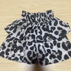 SHEIN ヒョウ柄スカート 5Y