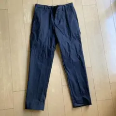 グローバルワーク　アーバンデニムスラックス サイズM ネイビー