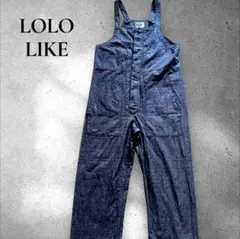 LOLO LIKE オーバーオール　グレー　オールインワン　オーバーオール