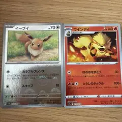 イーブイ ウィンディ トレーディングカードセット