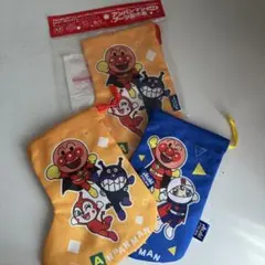 アサヒ飲料プレゼント★アンパンマンブーツ型巾着3つセット