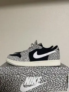 Nike Air Jordan 1 Low エレファント セメント