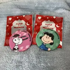 スヌーピー缶バッジセット