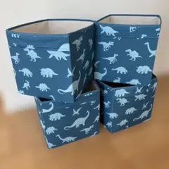IKEA イケア DRONA ドローナ 恐竜柄 4個セット