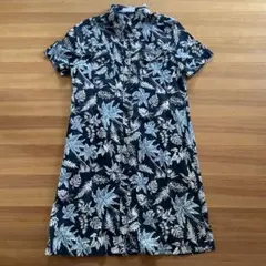 ハワイ柄ワンピース