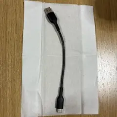 USB-A to USB-C 充電ケーブル ブラック