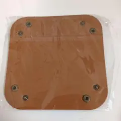 茶色 合成皮革 インテリアトレイ