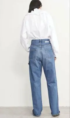 AEWEN MATOPH デニムテーパード　ペインターパンツ34
