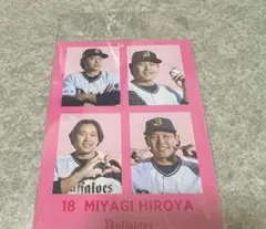 オリックスバファローズ4カットフォト　宮城大弥