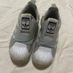adidas スリッポンシューズ　スニーカー　18 cm アディダス