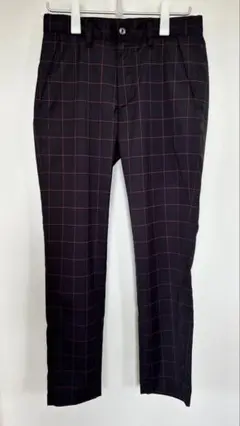 Rattle Trap 黒と赤のチェック柄スラックス