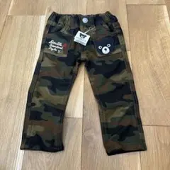 新品タグ付き　ダブルビー　Bくん カモフラ　パンツ　90