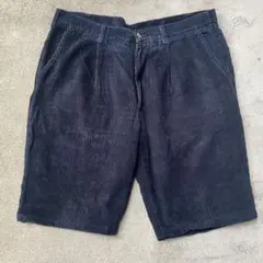 St. Bernard コーデュロイ　ショートパンツ　ハーフパンツ　ネイビー