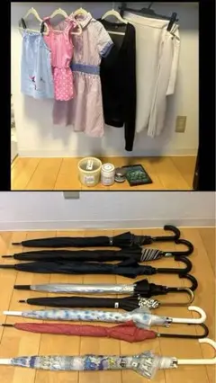 17点セットfamiliar3点＆UNIQLO＆ピンキーダイアン＆味噌＆日傘　傘