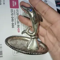 4 昭和レトロ リングホルダー イルカ