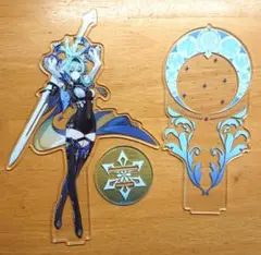 原神　エウルア　アクリルスタンド　モンド城