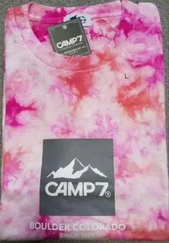 本日のみ値下げ特売、CAMP7 Tシャツ 半袖 ①★新品★レディース Lサイズ