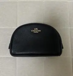 COACH ブラックレザー ポーチ
