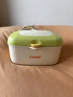 Combi おしりふきウォーマー ホワイト/グリーン