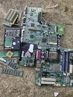 PC メモリーCPUマザーボード基盤　都市鉱山　金