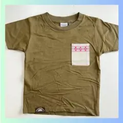 新品　子供服　Tシャツ　110cm 刺繍　カーキ　キッズ　レア　トップス