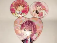 (59)さとみ　アニメイト限定　いちごまりんハート　ミニ缶　購入特典　すとぷり