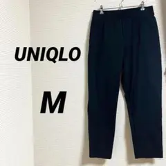 【ユニクロ】 ボトムス パンツ ブラック トレーニングウェア ウエストゴム M