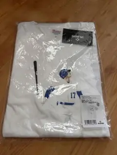 ホワイト Tシャツ 選手イラスト Lサイズ