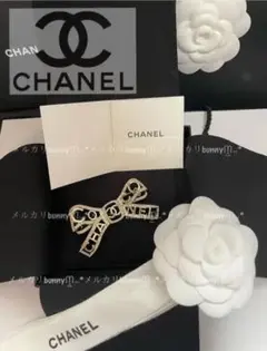 【未使用】CHANEL リボン型 ヘアクリップ 2020年秋冬