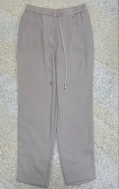 【ほぼ未使用】ZARA ベージュ　ドロストパンツ　ウエストゴム　XS