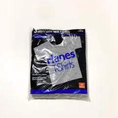 1995 ヘインズ 赤ラベル 3枚パックT サイズL デッドストック　グレー